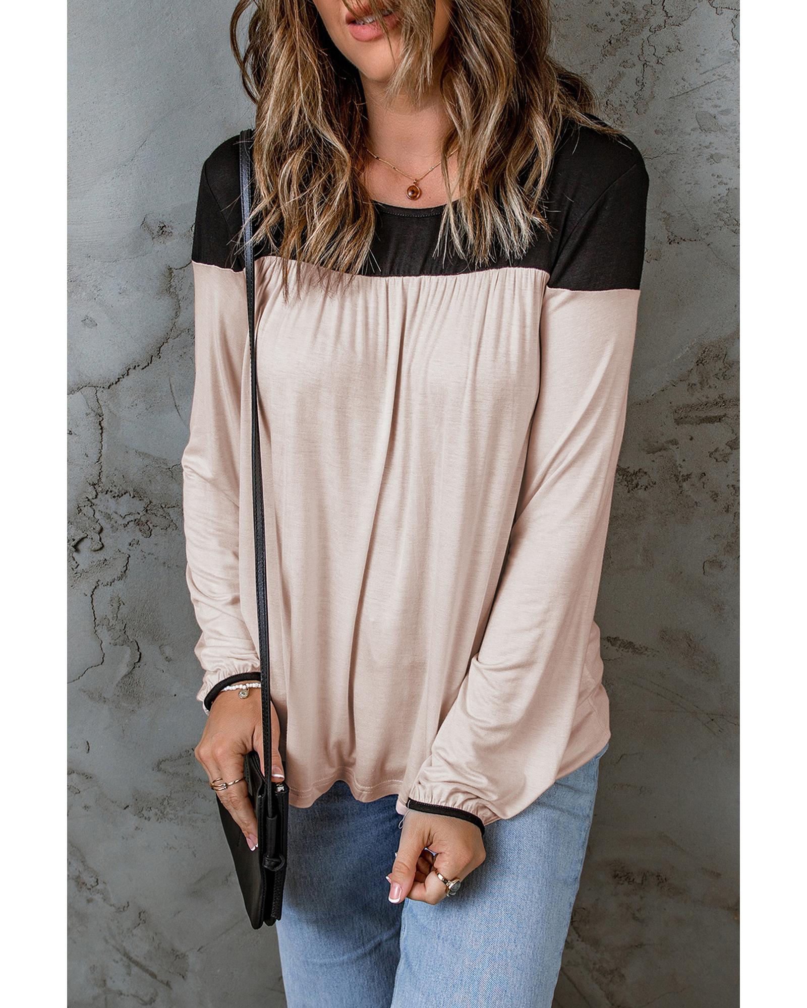 Azura Exchange Color Block Tunic Top - XL