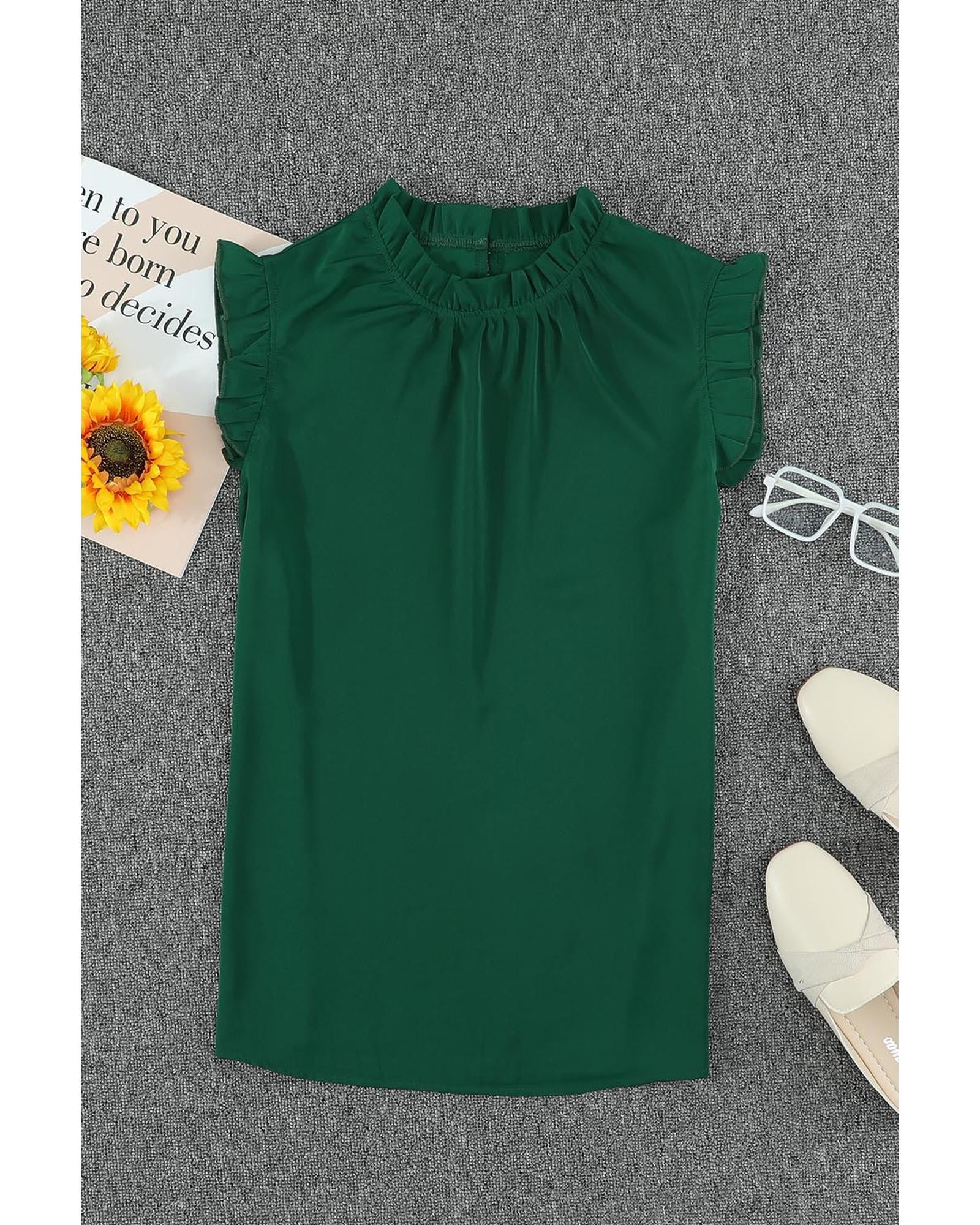 Azura Exchange Flounced Tank Top - XL