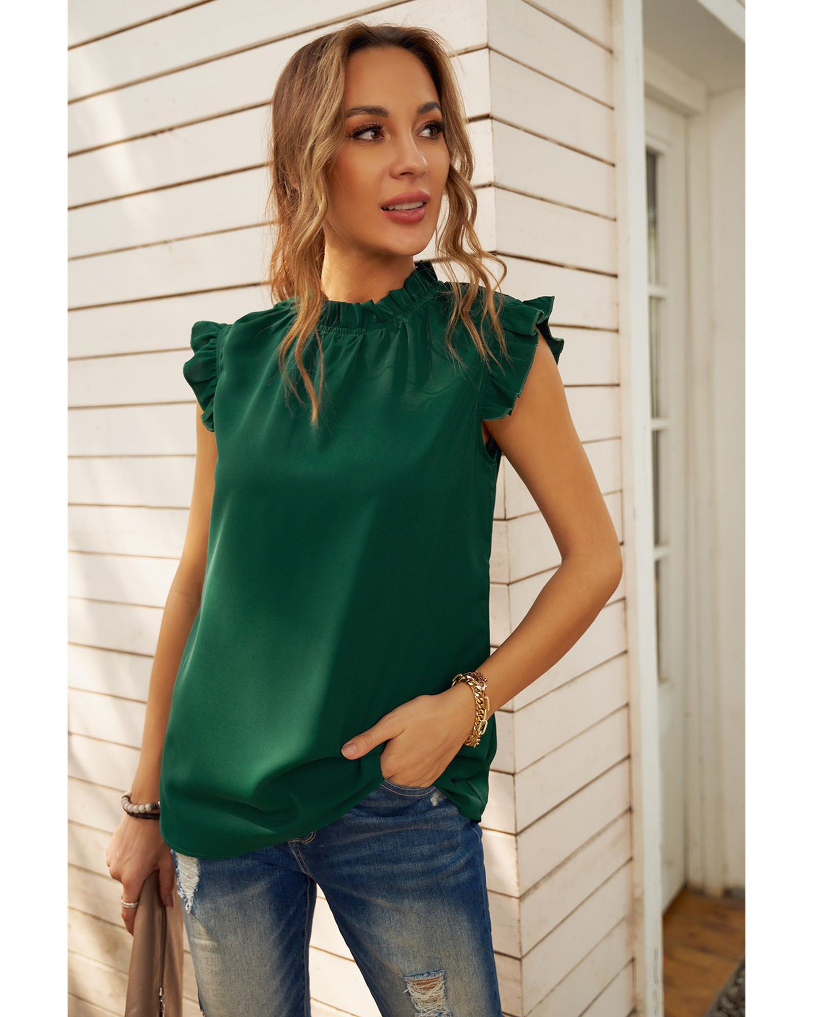 Azura Exchange Flounced Tank Top - XL