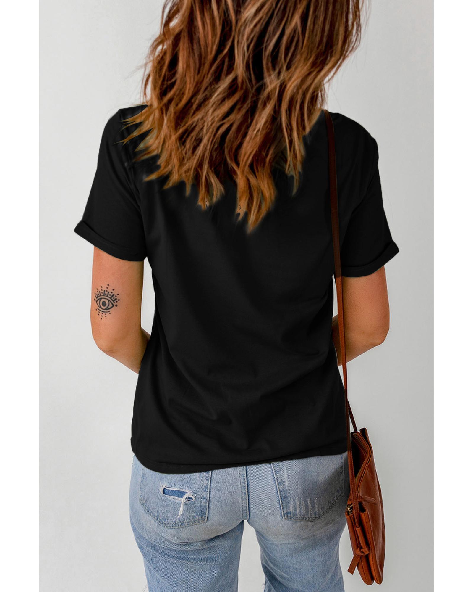 Azura Exchange Hippies And The Cowboys Graphic Tee - M