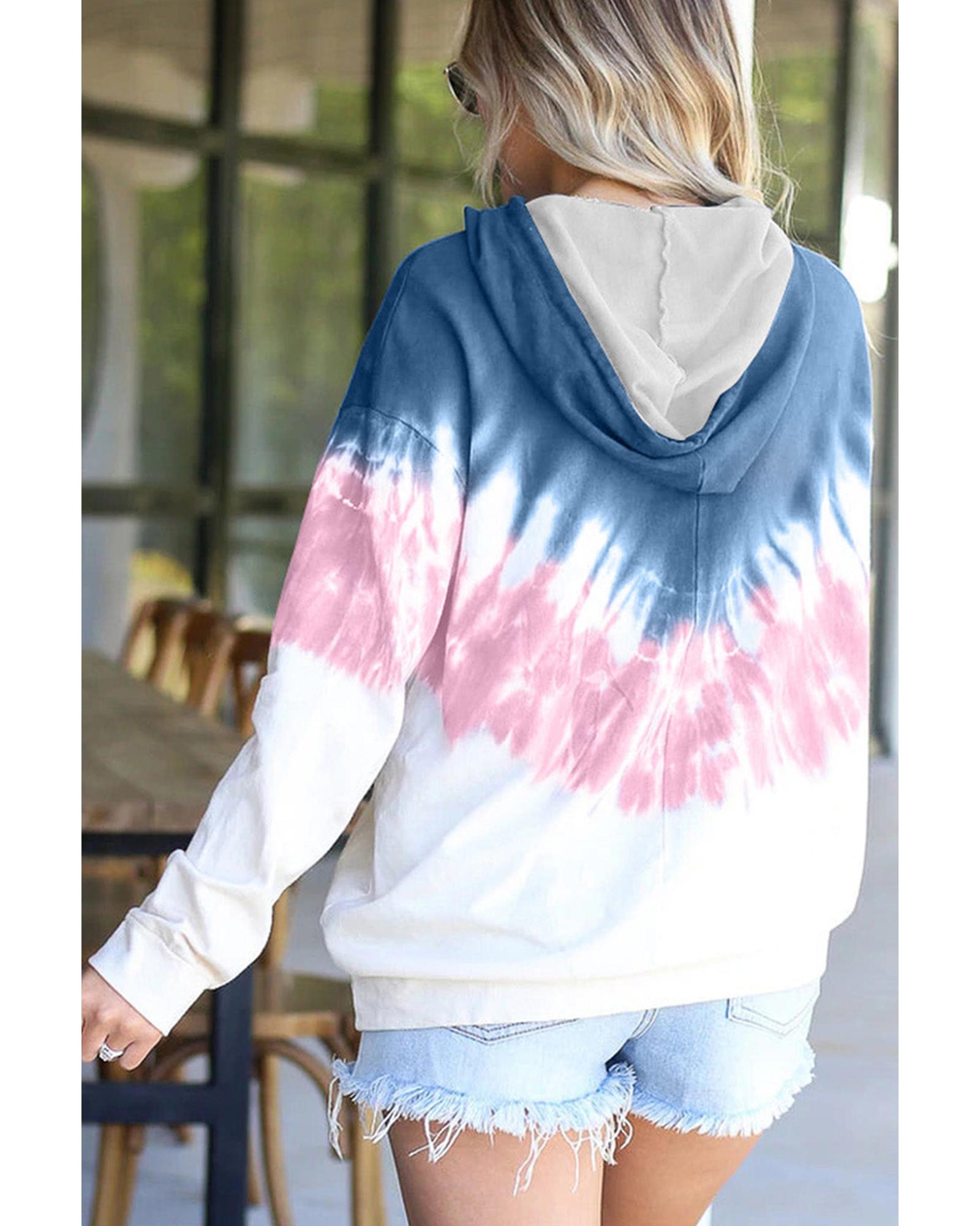 Azura Exchange Tie-dye Hoodie - S
