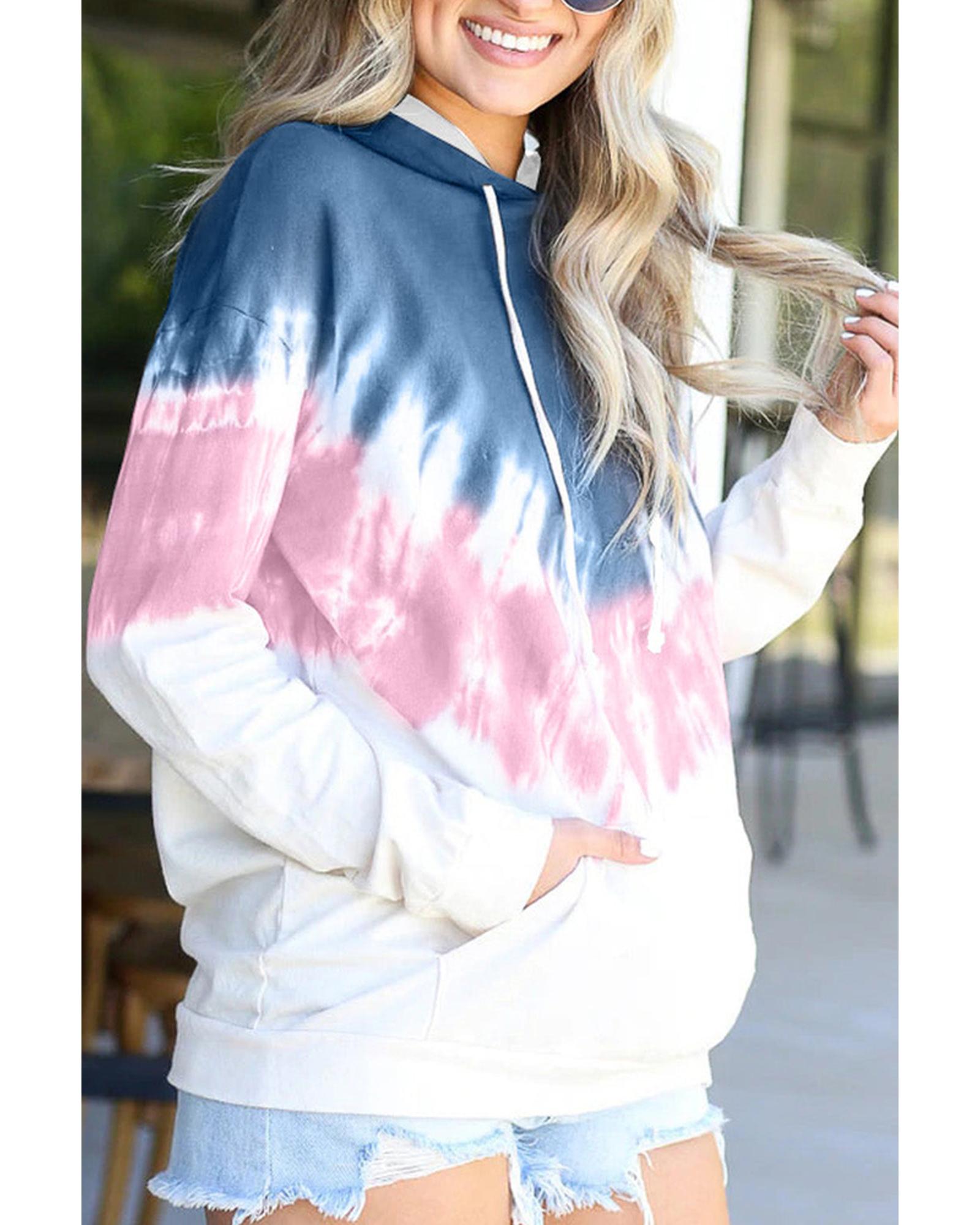 Azura Exchange Tie-dye Hoodie - S