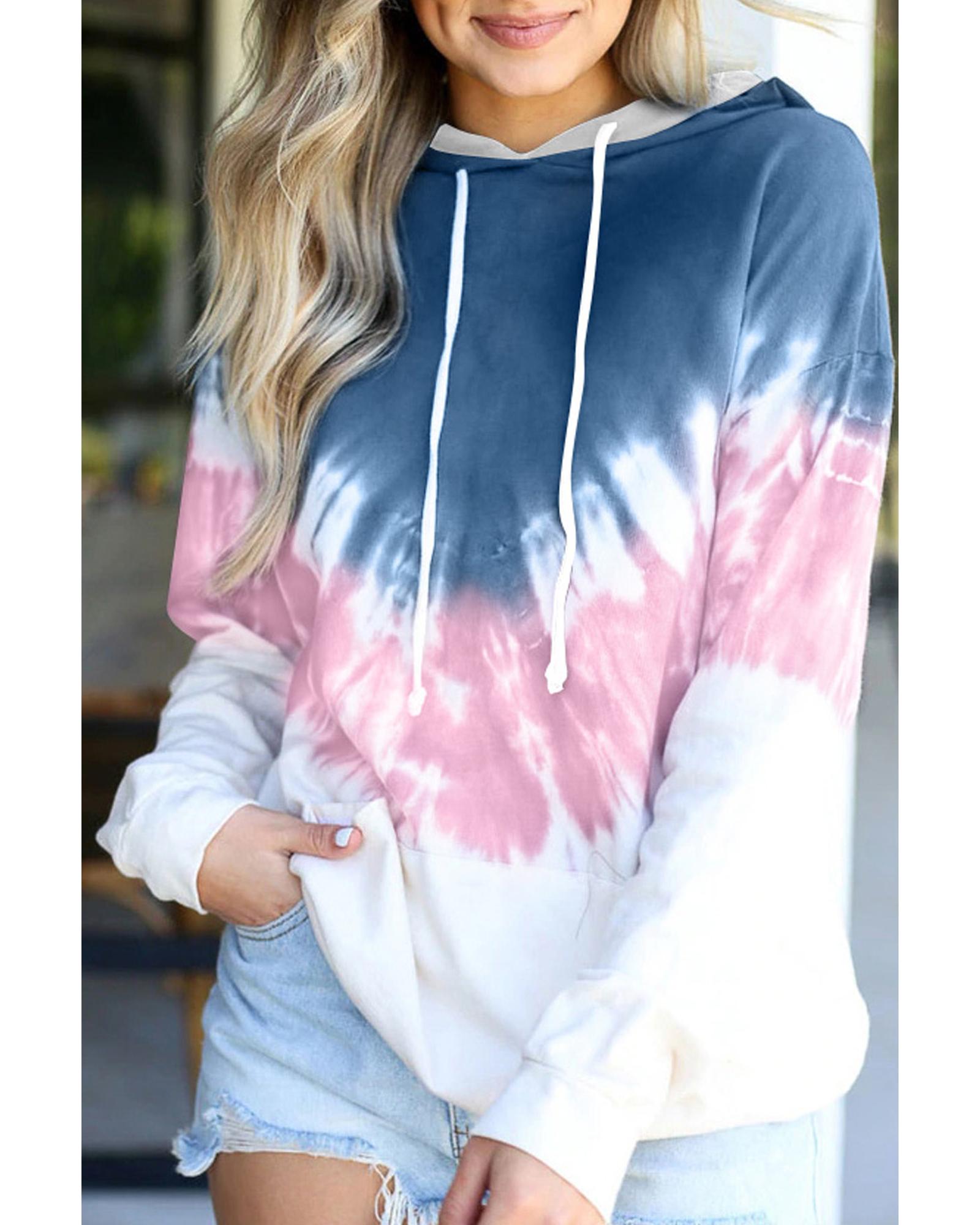 Azura Exchange Tie-dye Hoodie - S