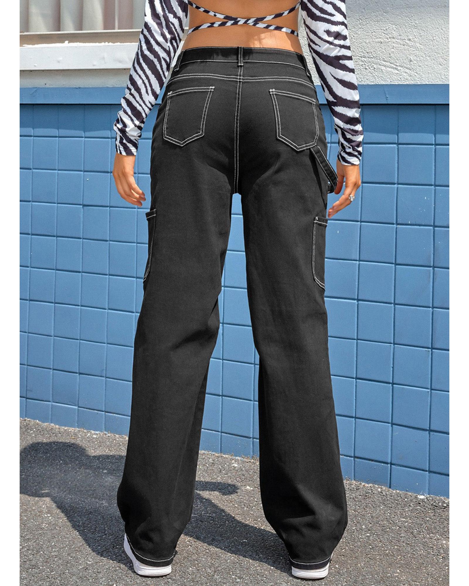 Azura Exchange High Waist Cargo Pants with Pockets - 18 US