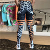 Leopard Stripe 3D Print Leggings