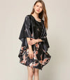 Women Sexy Satin Nightwear Nightgown Novelty Clothing Loose Kaftan Bath Gown Nightdress Summer Sleepwear Wedding Night Dress