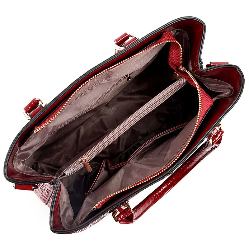 Luxury Patent Leather Handbag