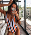 2023 New Sexy Zipper One Piece Swimsuit Women Swimwear Push Up Monokini Bodysuit Swimsuit Print Bathing Suit Summer Beachwear XL