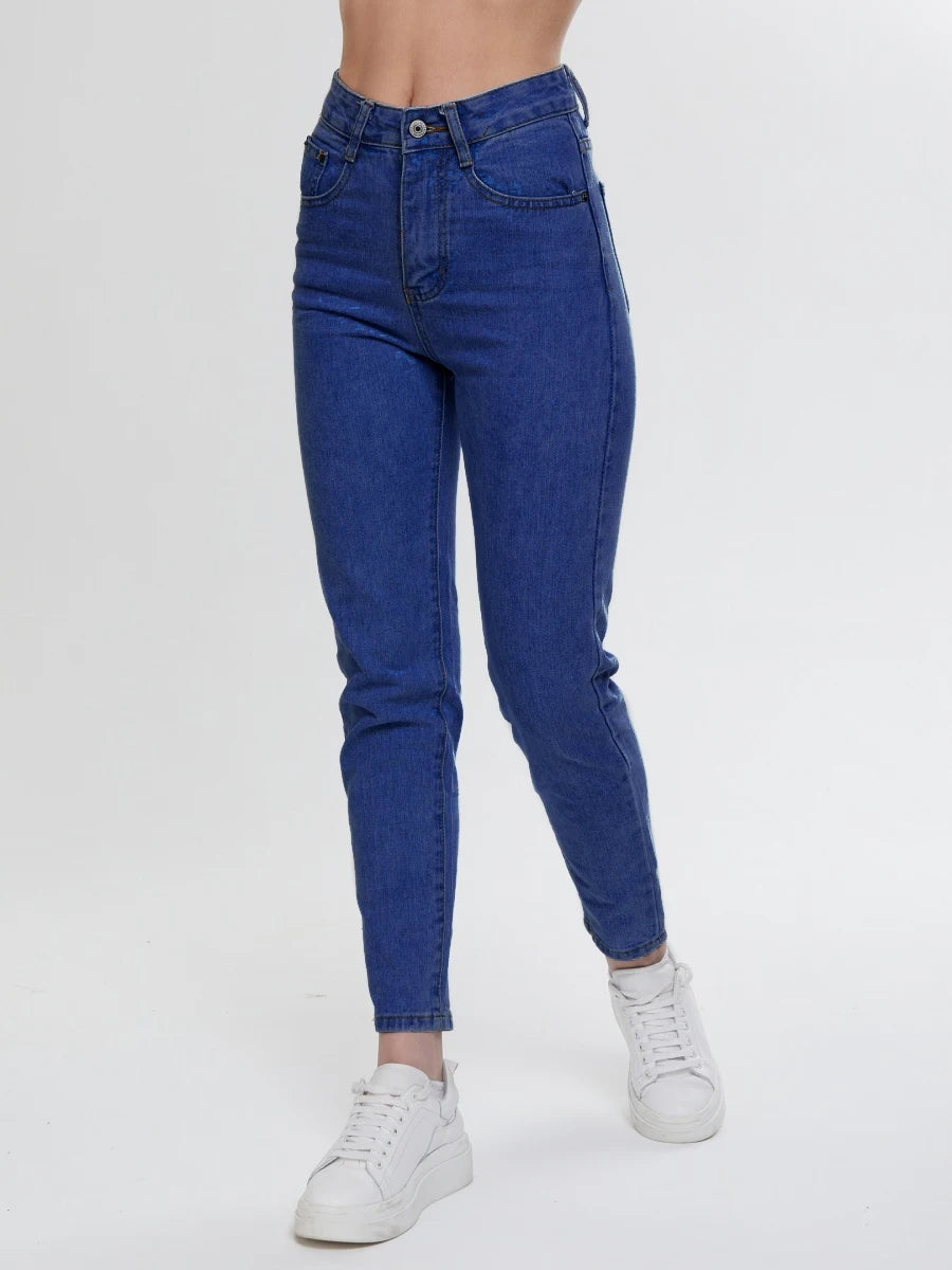 High Waist Straight Jeans