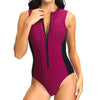 Summer Black Sexy One-Piece Swimsuits Closed Women's Swimwear Sports Swimming Wear Body Bathing Suits Beachwear Pool Bather 2025
