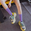 Women Socks Fashion Solid Color