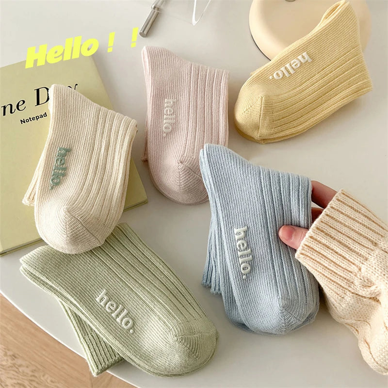 Spring Summer Cotton Socks