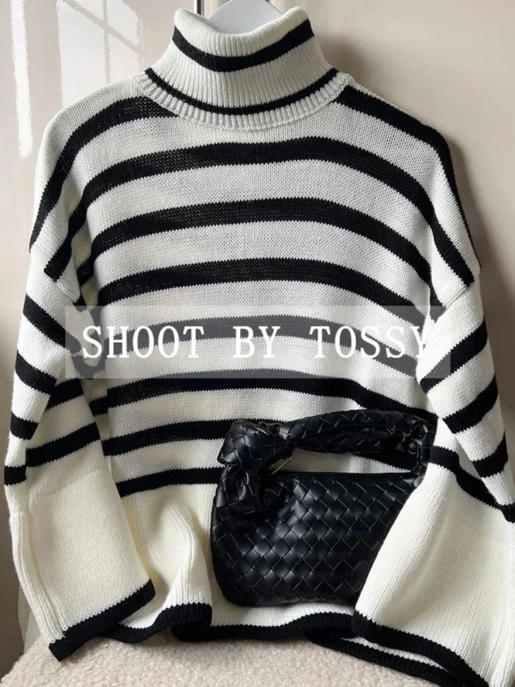 Striped Print Sweater