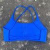 Sports Bra Women Cross Straps Gym Workout Crop Top Sexy Yoga Vest High Impact Fitness Bralette Push Up Running Padded Underwear
