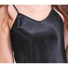 Oversize 3XL 4XL Satin Nightgown Sexy Woman Nightie Spaghetti Strap Nightdress Short Sleeveless Sleepwear Nightwear