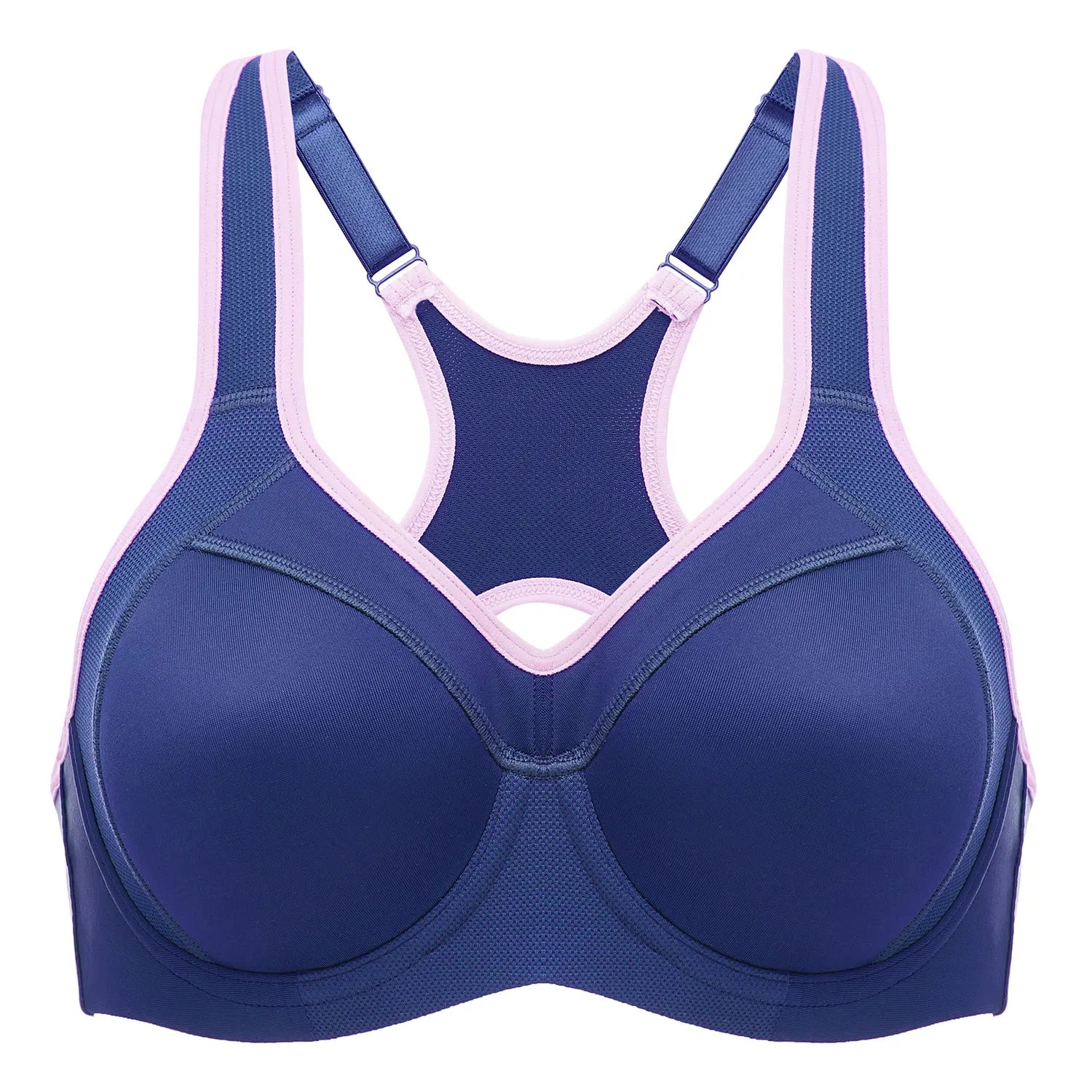 High Impact Sports Bra Power Racerback Underwire Lightly Padded Support Workout Tops Fitness Sportswear Underwear Brassier Women