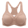 High Impact Sports Bra Power Racerback Underwire Lightly Padded Support Workout Tops Fitness Sportswear Underwear Brassier Women