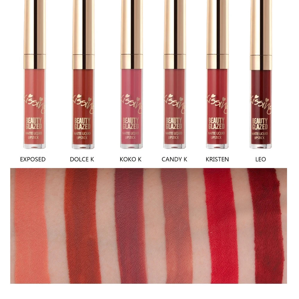 Beauty Glazed 1/6PCS Matte Lipstick