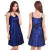 Oversize 3XL 4XL Satin Nightgown Sexy Woman Nightie Spaghetti Strap Nightdress Short Sleeveless Sleepwear Nightwear