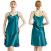 Oversize 3XL 4XL Satin Nightgown Sexy Woman Nightie Spaghetti Strap Nightdress Short Sleeveless Sleepwear Nightwear