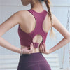 S-5XL Sports Top Yoga Bra Women Push Up Underwear BH Gym Shirt Fitness Breathable Sportswear Sports Bra  Crop Tank Top Plus Size
