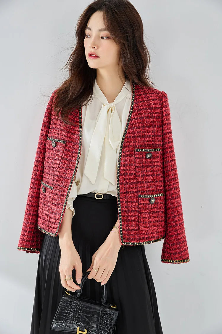 Elegant Tweed Coat