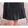 Oversize 3XL 4XL Satin Nightgown Sexy Woman Nightie Spaghetti Strap Nightdress Short Sleeveless Sleepwear Nightwear