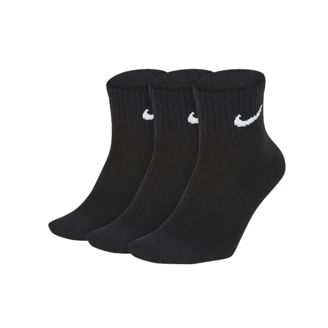 NIKE Unisex Lightweight and quick-drying training socks 3 pairs Autumn support socks Comfortable and soft