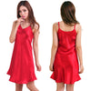 Oversize 3XL 4XL Satin Nightgown Sexy Woman Nightie Spaghetti Strap Nightdress Short Sleeveless Sleepwear Nightwear