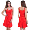 Oversize 3XL 4XL Satin Nightgown Sexy Woman Nightie Spaghetti Strap Nightdress Short Sleeveless Sleepwear Nightwear