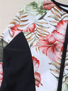 Floral Printed Surf Swimwear Women 2023 Zipper Long Sleeve Swimsuit One Piece Bodysuit Bathers Rashguard Sports Diving Clothes