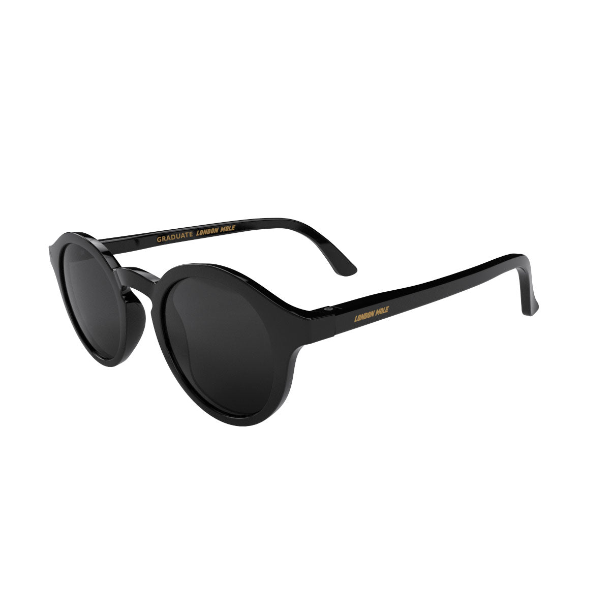 London Mole Graduate Sunglasses Gloss Black