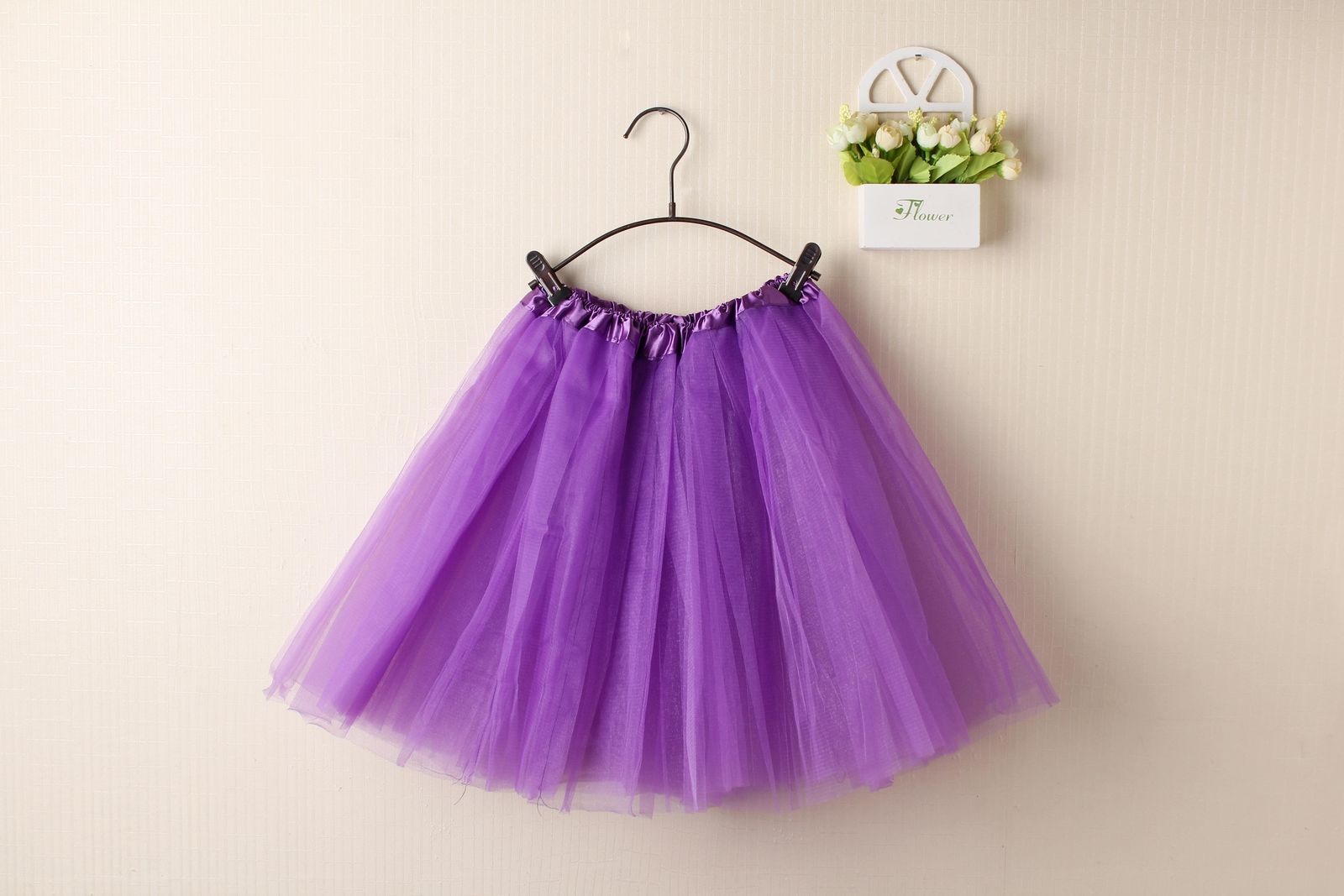 New Adults Tulle Tutu Skirt Dressup Party Costume Ballet Womens Girls Dance Wear, Purple, Adults