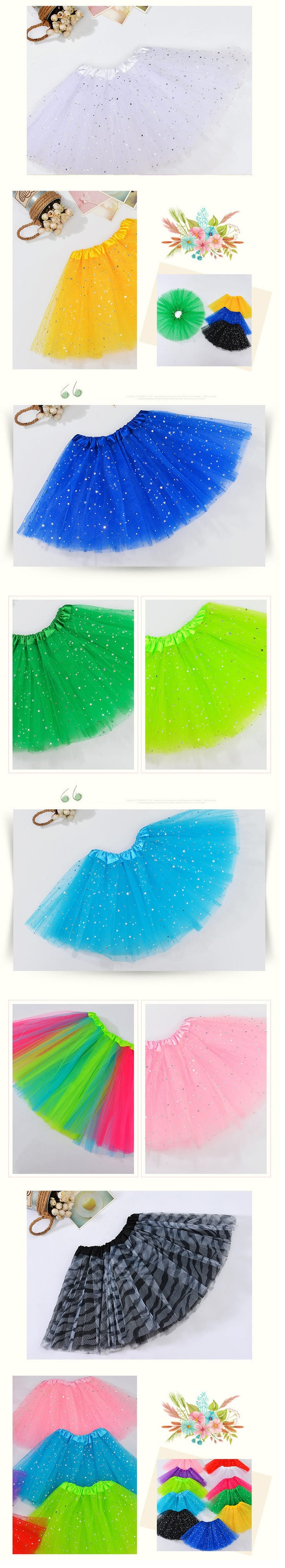 Sequin Tulle Tutu Skirt Ballet Kids Princess Dressup Party Baby Girls Dance Wear, Royal Blue, Adults