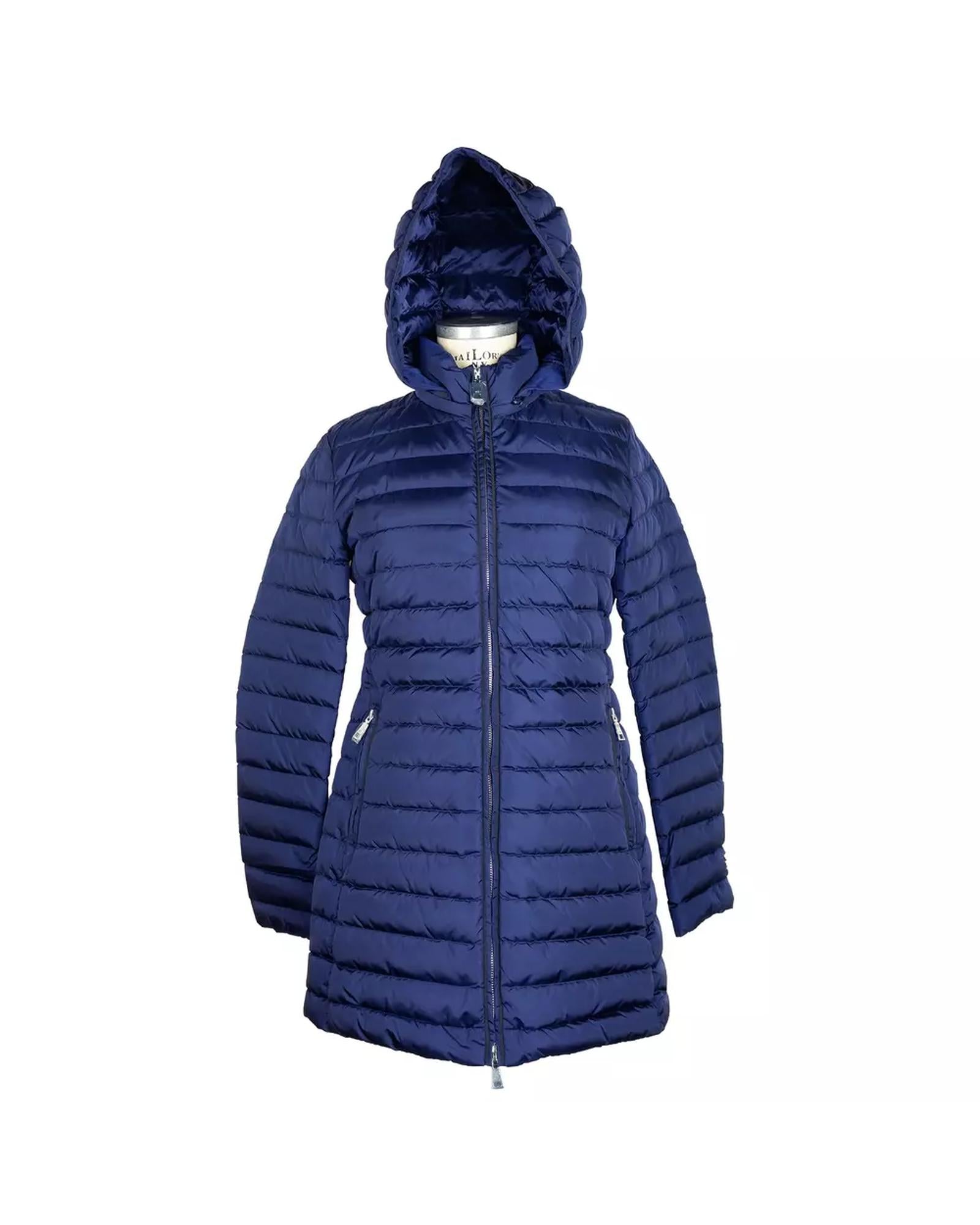 Add Womans Puffer Jacket with Real Down Padding and Removable Hood 40 IT Women