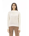 Alpha Studio Women's White Wool Sweater - 42 IT