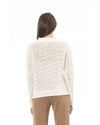 Alpha Studio Women's White Wool Sweater - 42 IT