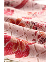 Azura Exchange Printed Split V Neck Blouse - M