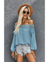 Azura Exchange Lace Off The Shoulder Top - S
