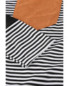 Azura Exchange Pinstripe Patch Pocket Top - S