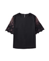Azura Exchange Lace Sleeve Patchwork Top - M