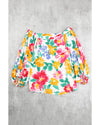 Azura Exchange Floral Off Shoulder Top - L