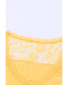 Azura Exchange Lace Crochet Short Sleeve T-Shirt - M