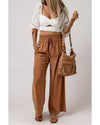 Azura Exchange Lace Crochet Zipped Knot Cropped Blouse - XL