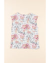 Azura Exchange Lace Splicing Sleeveless Blouse - L