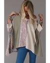 Azura Exchange Patchwork Oversized Top - S