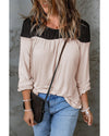 Azura Exchange Color Block Tunic Top - S