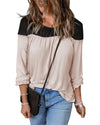 Azura Exchange Color Block Tunic Top - S