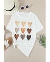 Azura Exchange Kind Heart Print T-shirt - M