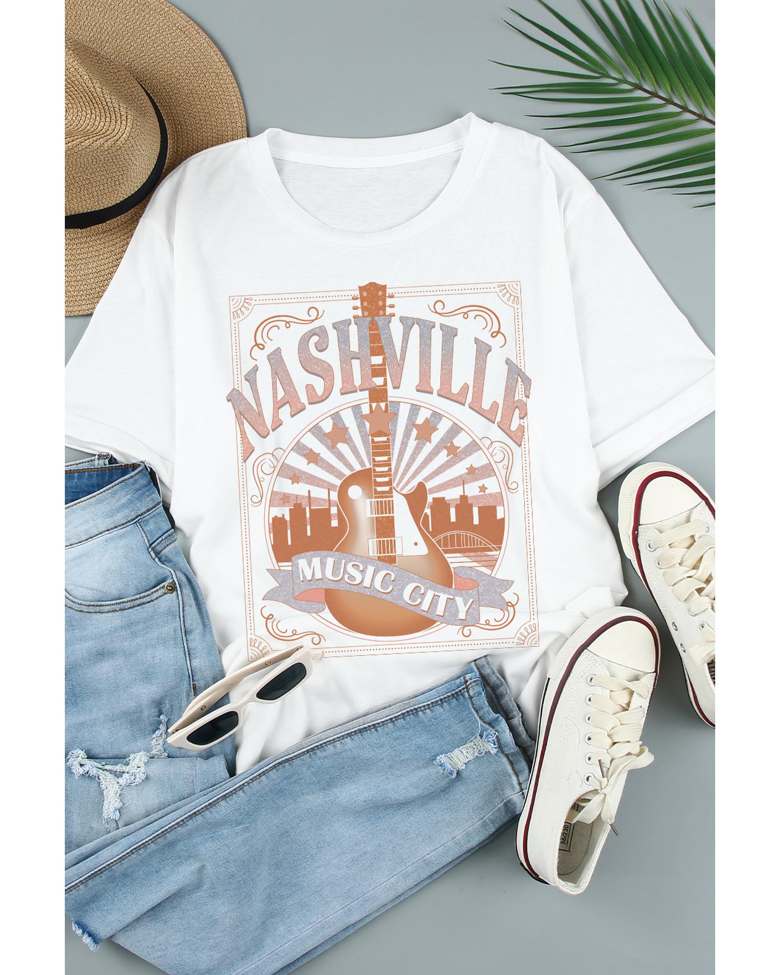 Azura Exchange NASHVILLE Graphic Printed T-Shirt - 2XL